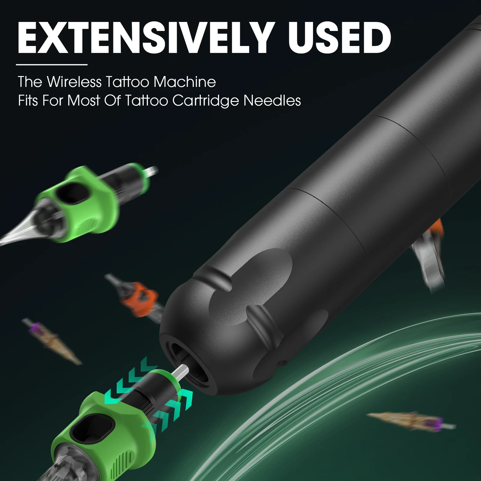 Беспроводная тату-машинка INKIN ручка набор для татуировки с силиконовым