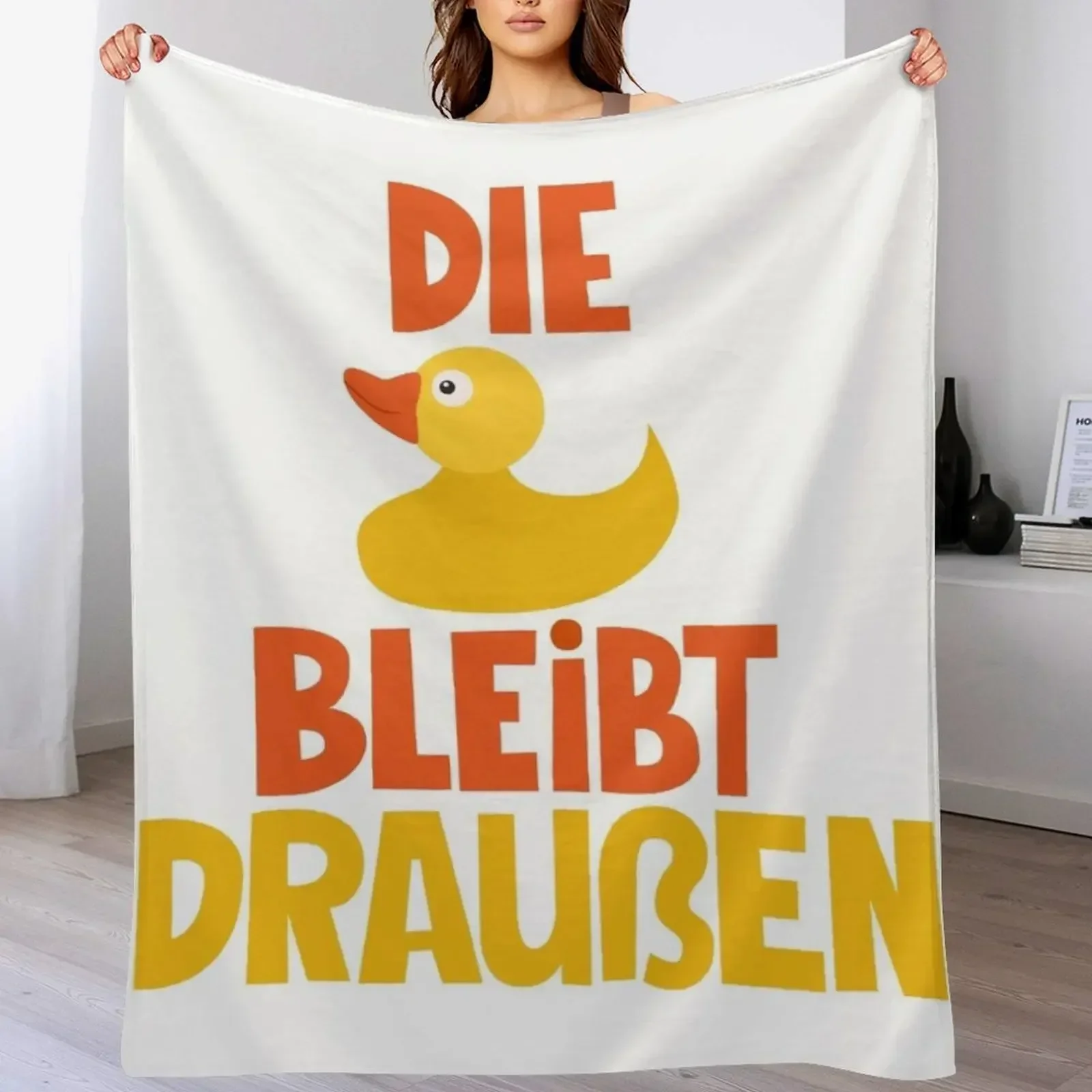 Пушистое одеяло The Duck Stays Outside - Loriot для ребенка