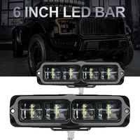 led work light 6 inch spot led bar for car 4x4 accessories off road truck trailer tractor running fog lights 12v 24v work lamp