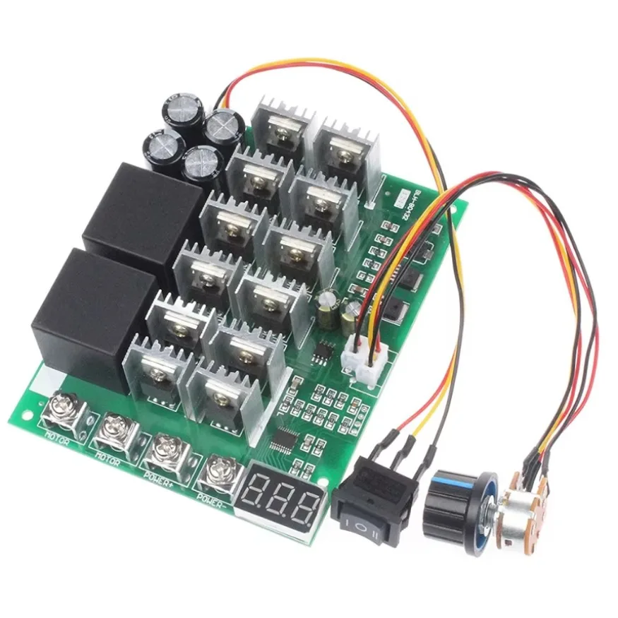 Регулятор скорости двигателя DC10V-55V 12 В 36 48 60 А Преобразователь прямого и