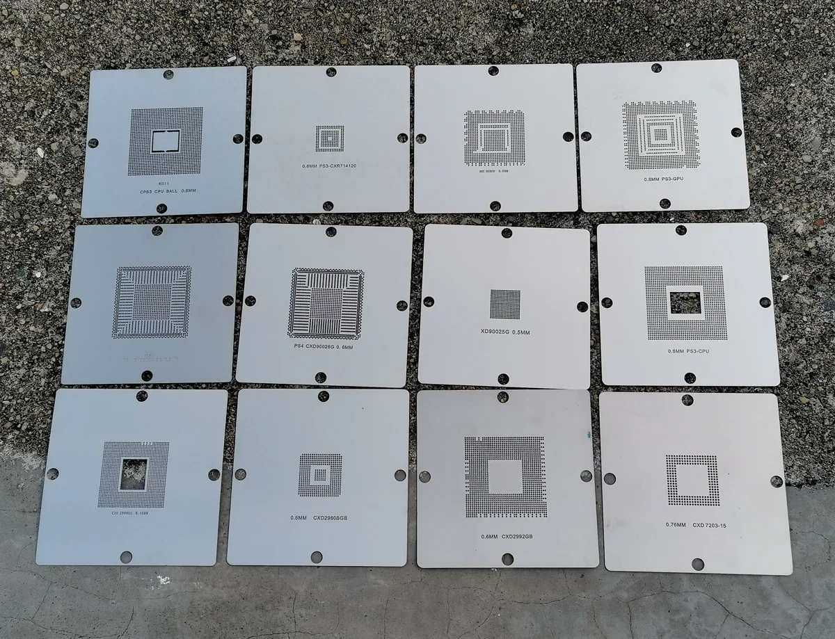 Трафарет для реболлинга PS4 BGA 90*90 CXD90026G CXD2980BGB PS3-GPU CXD2992GB XD90025G CXD2999GG CXD90044GB D5305F CPS3-CPU