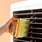 Полезная щетка из микрофибры для чистки окон с моющейся тканью для чистки венецианских слепых лезвий