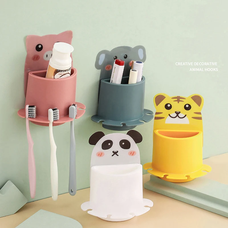 

Bathroom Accessories toothbrush type paste bathroom rack storage bracket household wall decoration