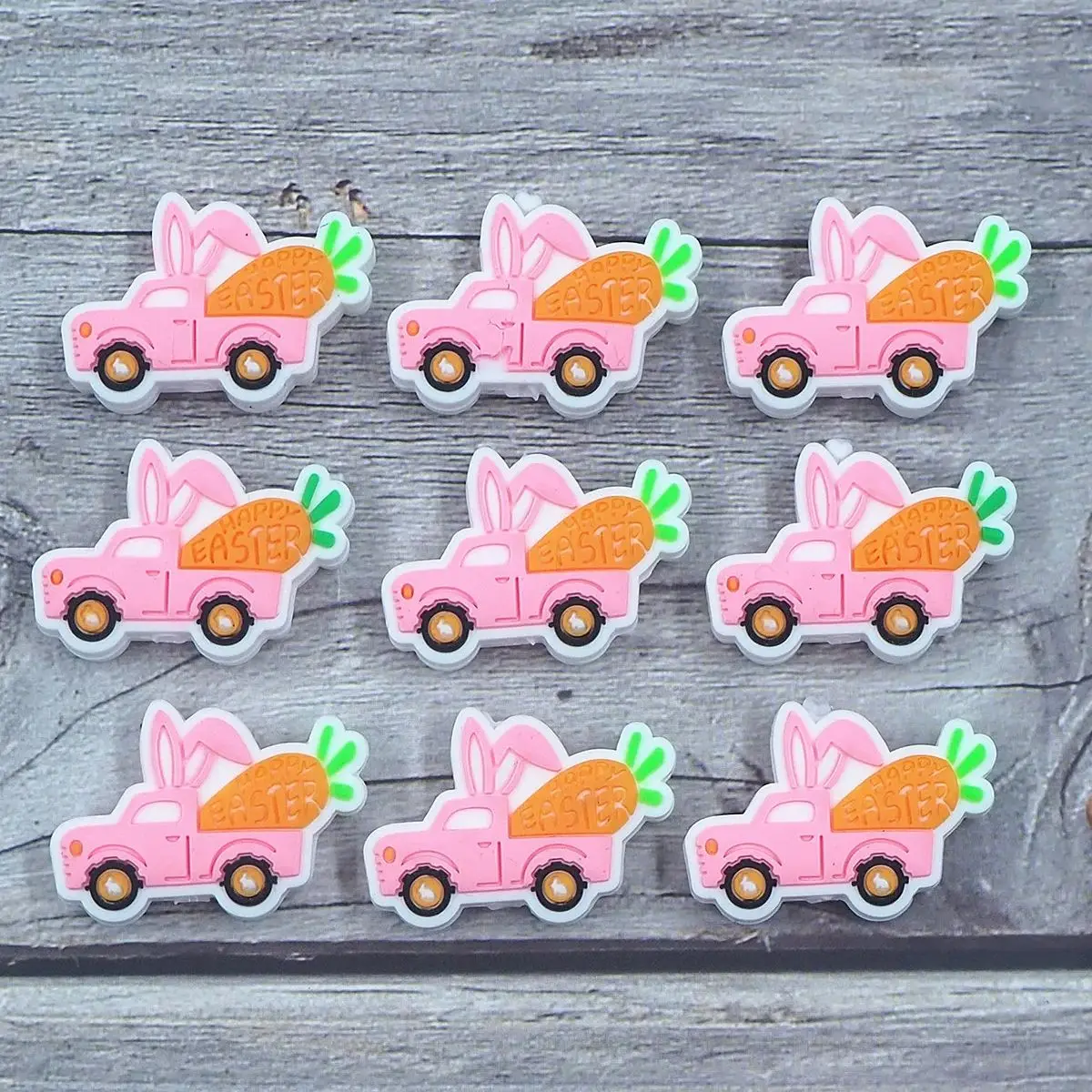 Chenkai 50 шт. силиконовые фокусные бусины в виде моркови кролика грузовика для