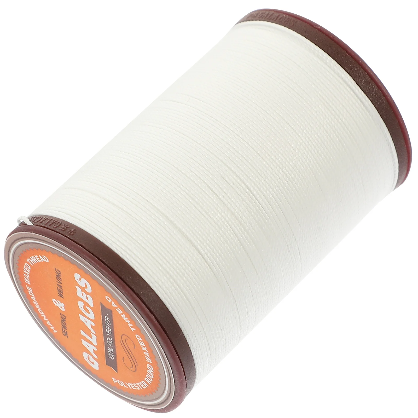 

Waxed Thread- 0.45mm Sewing Waxed Thread Hand- Stitched Round Wax Thread Cord for DIY Hand Sewing Craft, 80 Meters ( White )