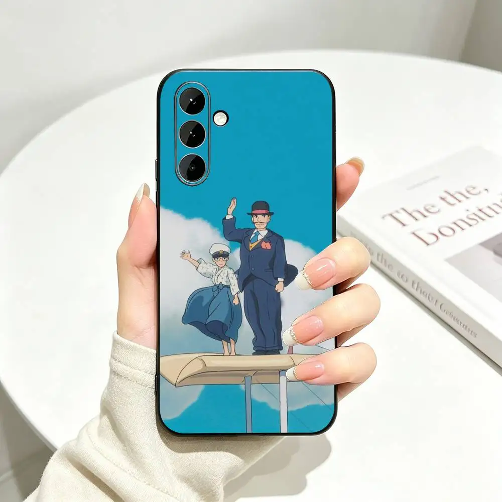 Черный мягкий силиконовый чехол для телефона Classic Anime T-The Wind Rises для Samsung Galaxy A73, A42, A72, A70, A53, A52, A51 (art.: 3920db445d0b6) - 3920db445d0b6