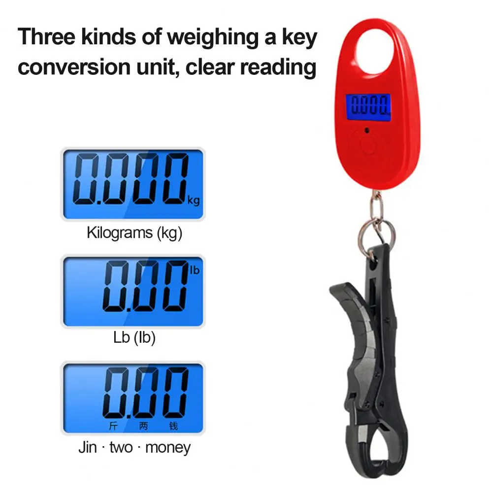 Рыболовный захват с электронными весами портативный Электрический для губ