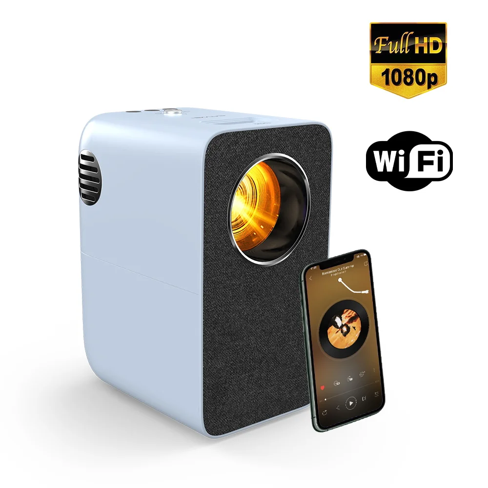 

Portable Projector Video Led Wireless Airplay 4200 Lumens Lamp Brightness Home Theater Freeshipping Vertical Structure Projector