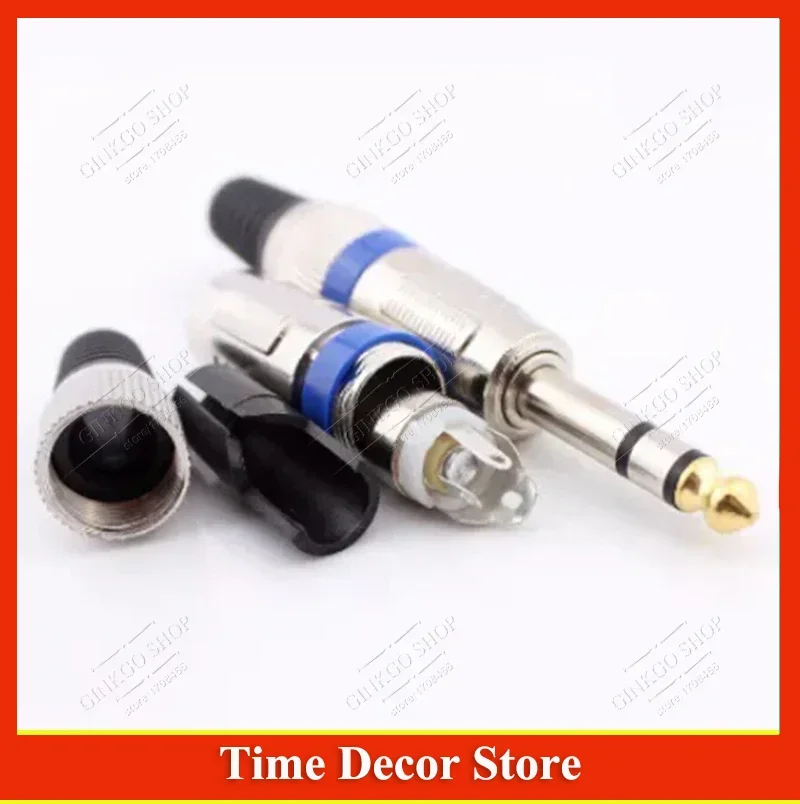 20 шт./лот 6 35 мм 5 стерео аудио разъем штекер 3 усилитель микрофонный TRS для сварки