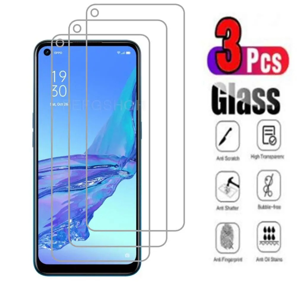 

3 шт. Оригинальное защитное закаленное стекло для OPPO A53 A53s 4G 6,5 дюйма OPPO A11s A32 A33 2020 защита для экрана телефона защитная пленка