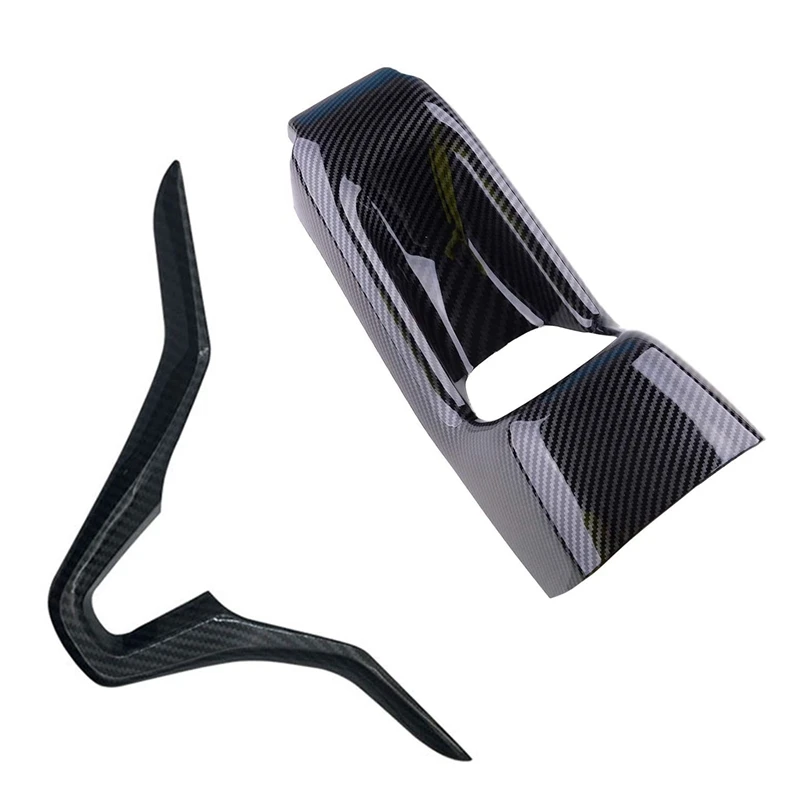 

Rear Seat Armrest Box Anti Kick Cover for Honda HR-V HRV Vezel 2016 2017 2018 2019 & Steering Wheel Panel Cover Trim