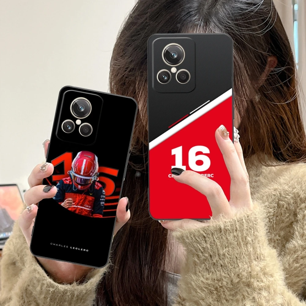 Мягкий черный чехол для телефона F1 Charles дорожек Realme GT 2 9i 8i 7i Pro X50 X2 C35 C21 C20 C11 C3