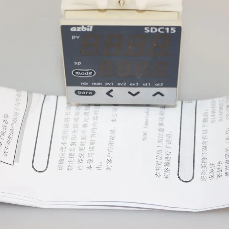 Японский термостат Yamatake azbil C15MTV0RA0300 C15MTV0TA0300 новый оригинальный точечный