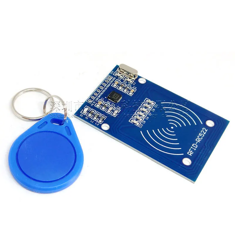 

DHL 100Pcs MFRC-522 RC-522 RC522 RFID Wireless IC Module S50 Fudan SPI Writer Reader Card Key Chain Sensor Kits 13.56Mhz