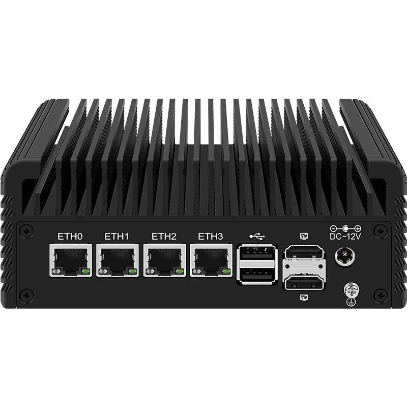 Настольный компьютер Intel 12-го поколения N100/i3-N305 Mini PC 4xi266-V 2.5GbE DP 2xHD-MI Type-C с тройным отображением мягкой маршрутизации с Win10