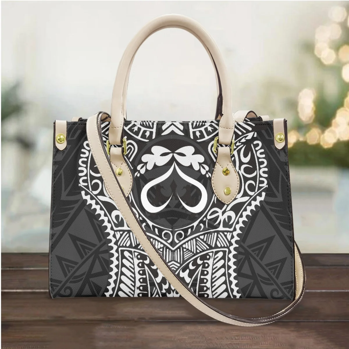 Women High Quality Messenger Bag Tribal Polynesian Printing Casual Handbags Large Capacity Travel Shopping Cross Body Bags Gift