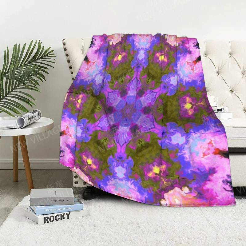 Теплое плед из флиса