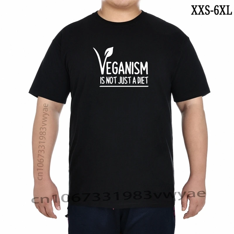

100% Cotton Summer Men Summer Tops Tees T Shirt Happy Vegan TShirt Hipster T Shirt XXS-6XL