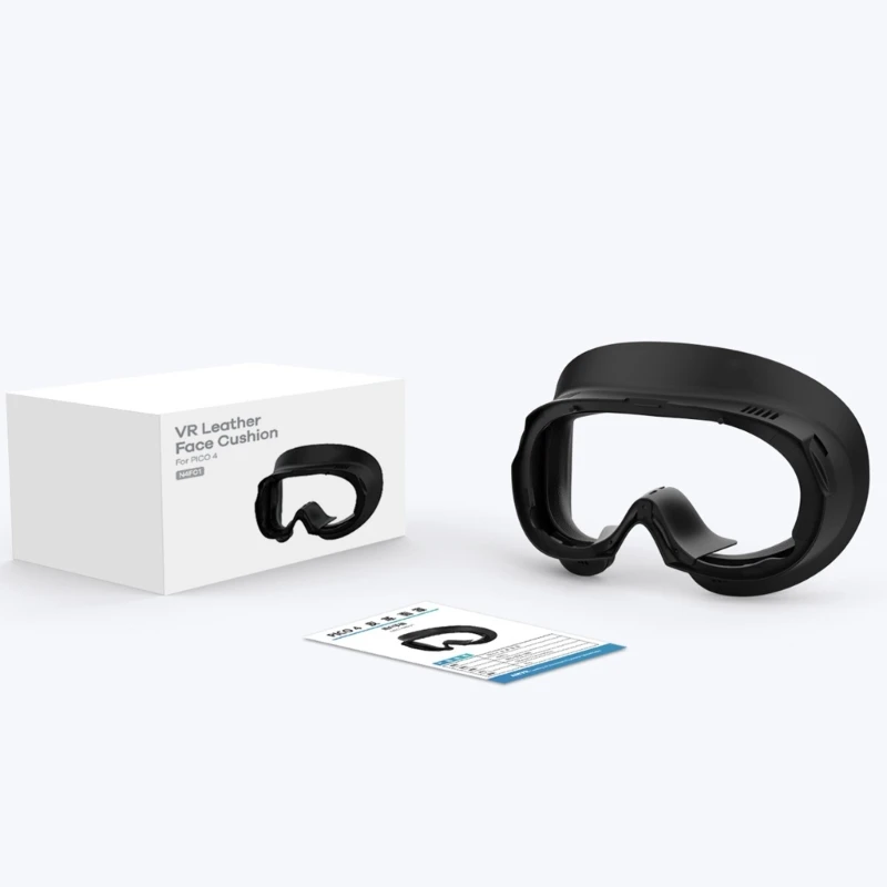 

Resilient VR Face Interface Bracket Soft Interface Bracket Sponge Pads for Pico 4 VR Headset Breathable Face Cover H8WD