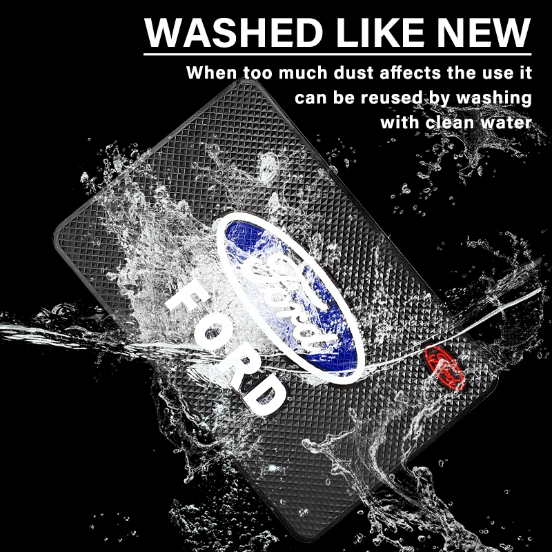 Противоскользящий коврик для салона автомобиля подкладка Ford Focus 2 3 Mk2 Mk3 Fiesta Mk7 Ranger