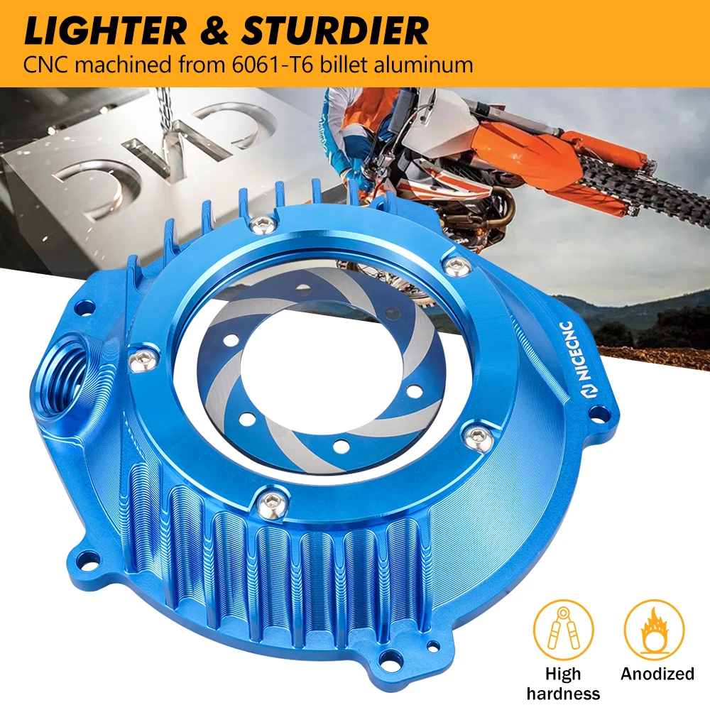 Прозрачная крышка сцепления двигателя мотоцикла защитная наружная прозрачная