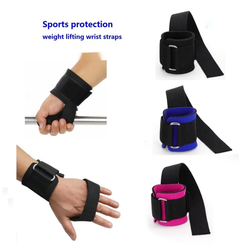 

1Pair Pull-up weight lifting hard pull fitness exercise squat dumbbell barbell wrist strap wrist strap booster belt