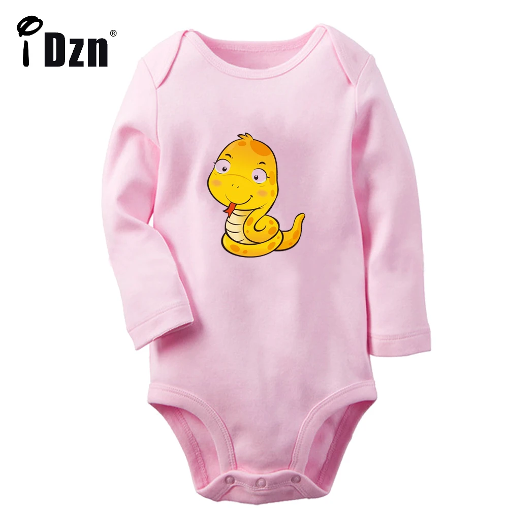 

Cute Little Snake Cobra Baby Boys Rompers Fun Horror Animal Baby Girl Bodysuit Infant Long Sleeves Jumpsuit Newborn Soft Clothes