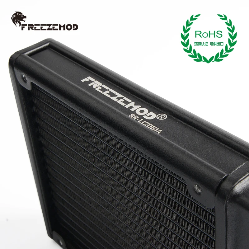 FREEZEMOD водяной охладитель алюминиевый радиатор резьбовой горловины 17 гребневых