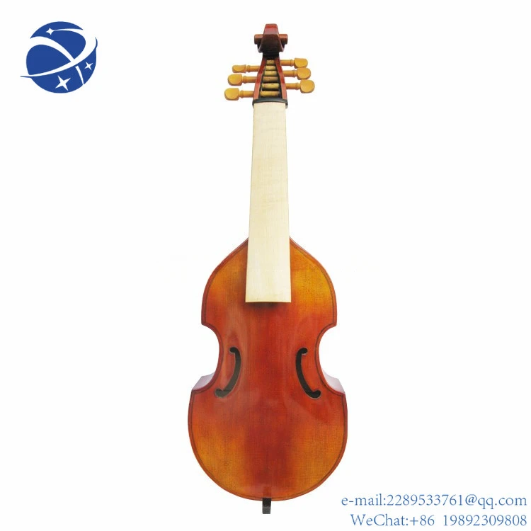 

YYHC Jinqu Golden Famous Brands Of Master Model Level Treble Viola Da Gamba Set With Bow And Bag