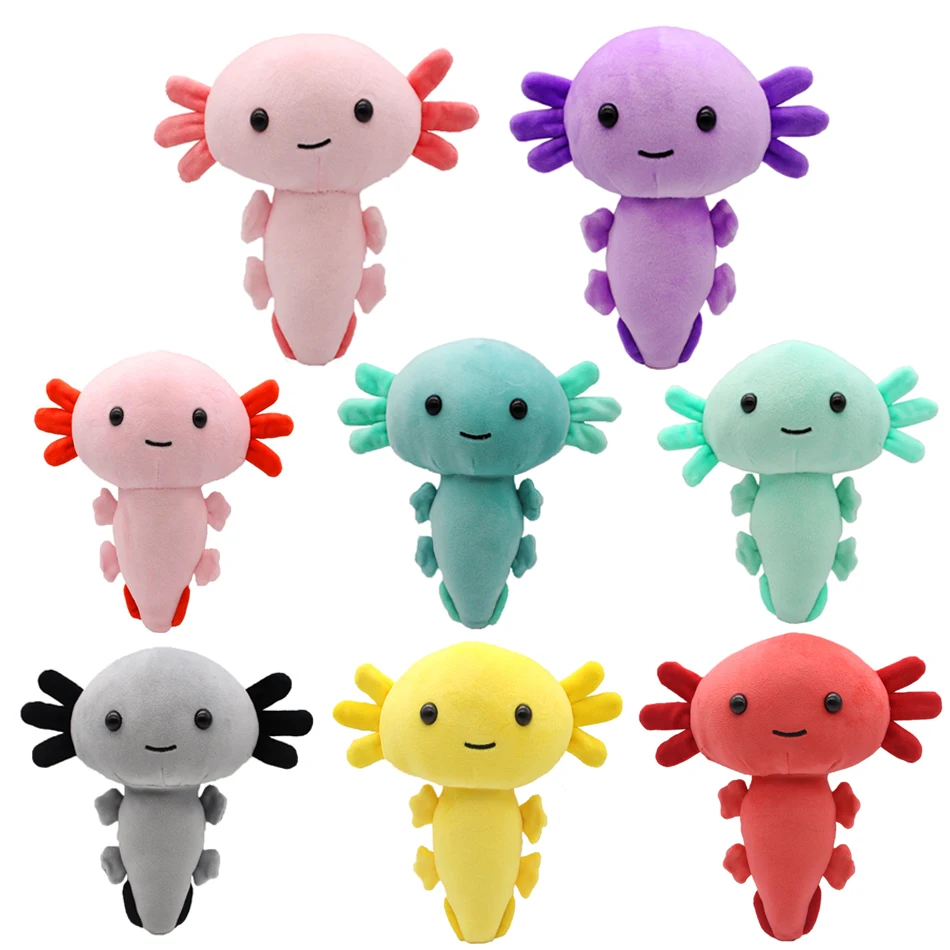 

Новинка 2022, милая плюшевая игрушка Axolotl, мультяшное милое животное, мягкая плюшевая кукла для детей на день рождения