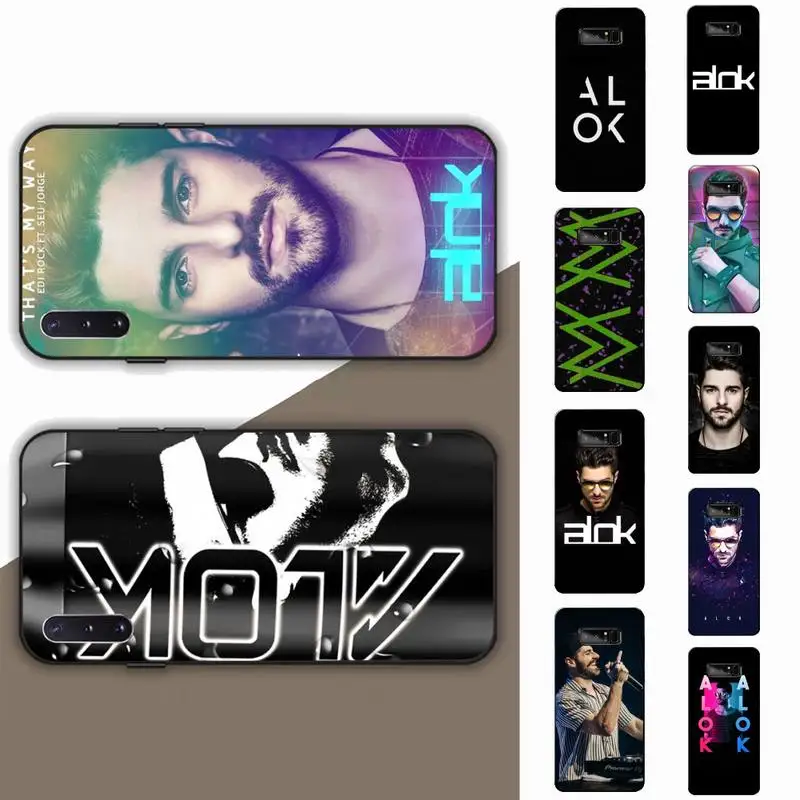 

Yinuoda ALOK DJ Phone Case for Samsung Note 5 7 8 9 10 20 pro plus lite ultra A21 12 72