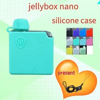 new soft silicone protective case for jellybox nano no e cigarette only case rubber sleeve shield wrap skin 1pcs