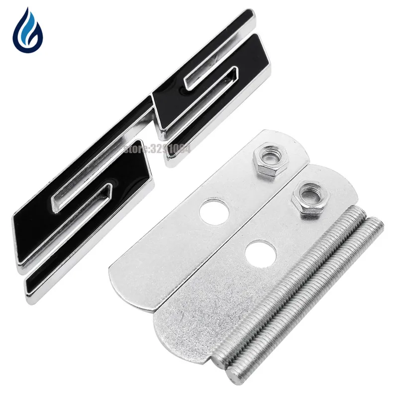 3D SS эмблема передней решетки автомобиля значок наклейки аксессуары для Chevrolet lacetti