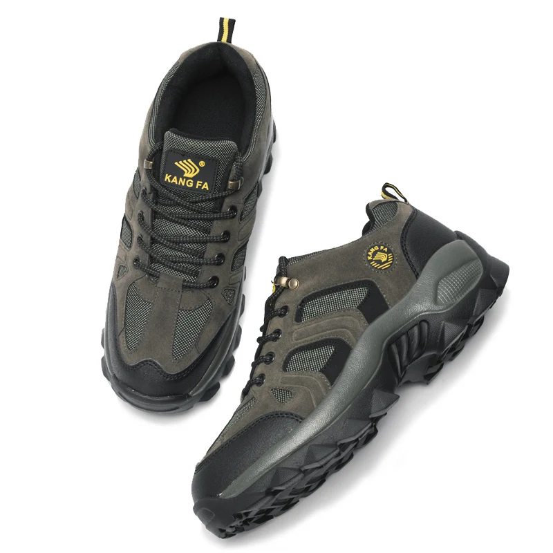 2023 Summer Unisex Brown Men's Trekking Shoes Platform Breathable Hiking Shoes Womens Plus Size 48 High Quality Outdoor Sneakers