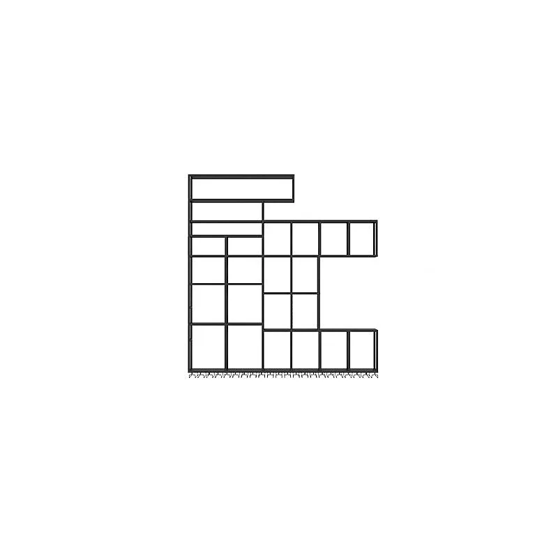 Дома Кухня Свадебный дизайн Штабелируемая витрина Винная стойка Колонка Gabinete Mini