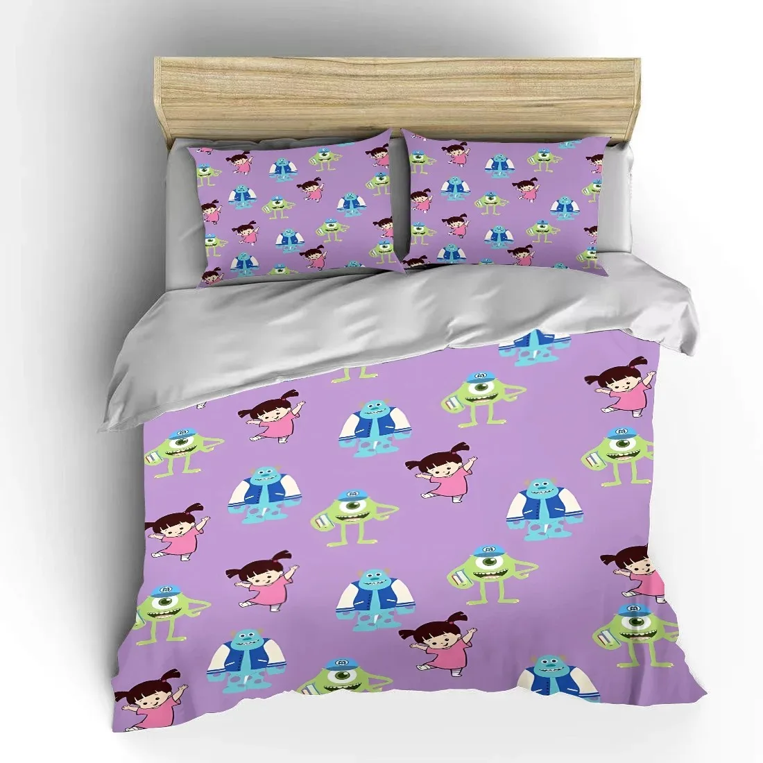 Постельное белье Disney с мультяшным изображением монстра электрическая компания