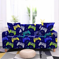 colorful game console printed sofa covers living room sofa protector anti dust elastic stretch covers corner cushion cover sofas