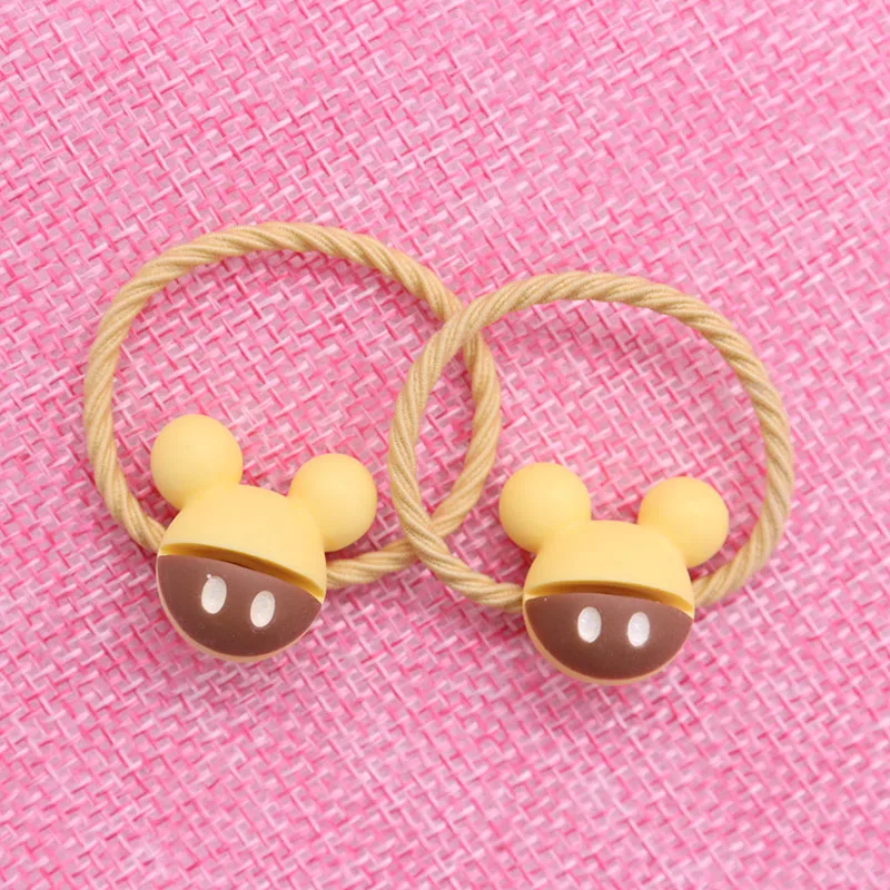 2 шт./компл. Лидер продаж резиновые резинки для волос в виде мультяшной мышки