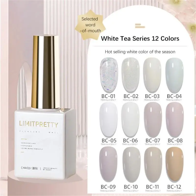 

Easy To Apply Phototherapy Glue Convenient To Carry White Series Compact Design Simple Operation Nail Polish Nail Glue New