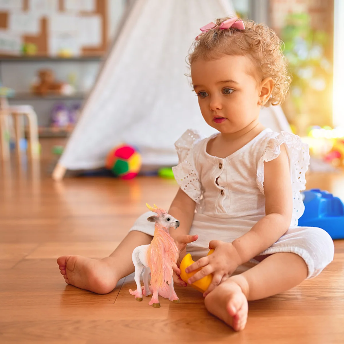 

Unicornfigurine Animal Figure Model Fairyaction Kidstale Statues Collection Miniature Figurines Sculpture Woodland Mini Figures