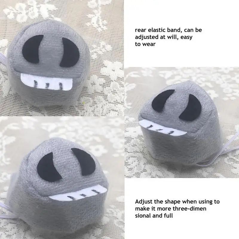 Набор с ушками и хвостом животных Серый Ослик нарядный костюм на Хэллоуин