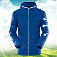 plus size sun protection coat camping hiking jacket men women fishing hunting quick dry windbreaker outdoor sports skin clothes
