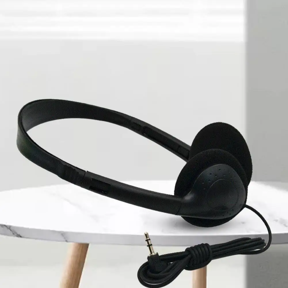 

Wired Headset Noise Reduction Earbud Comfortable Wearing ABS 3.5mm Clear Stereo Portable Gaming Headphone for Gamer