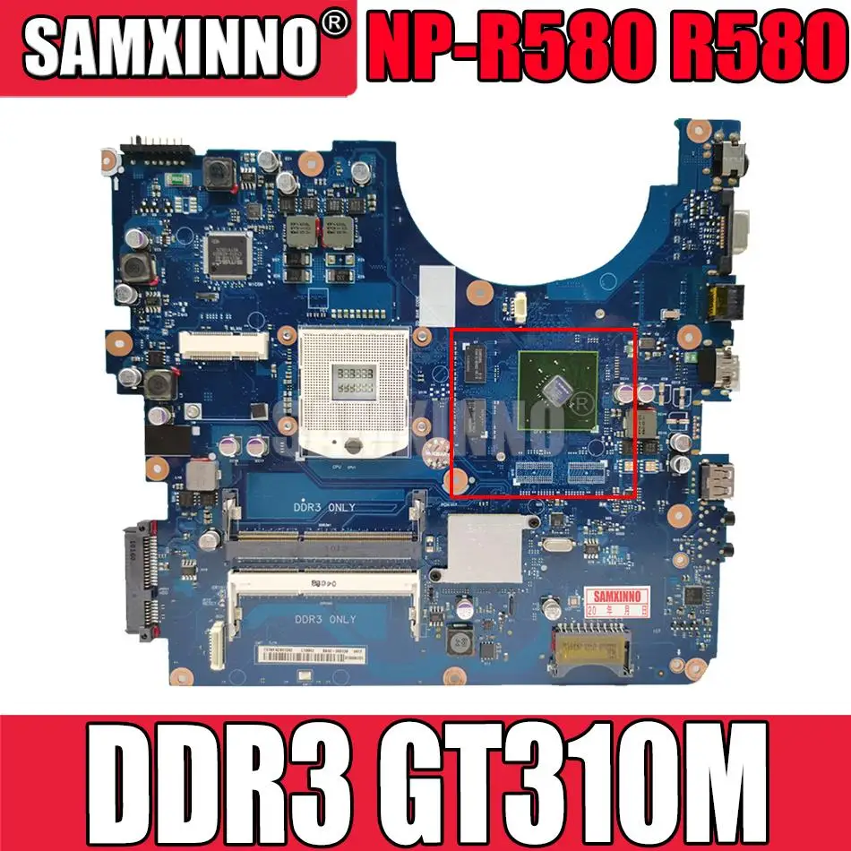 

For Samsung NP-R580 R580 Laptop Motherboard HM55 DDR3 GT310M Graphic R580 Mainboard BREMEN-M BA92-06132A BA92-06132B