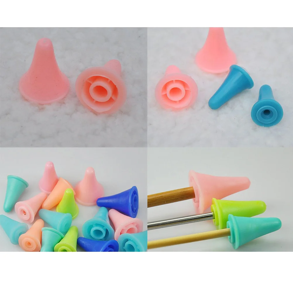 

Needle Stoppers Point Knit Tip Knitting Protectors Coverstools Rubbercaps Circular Markers Cover Cap Protection Crochet Hooks