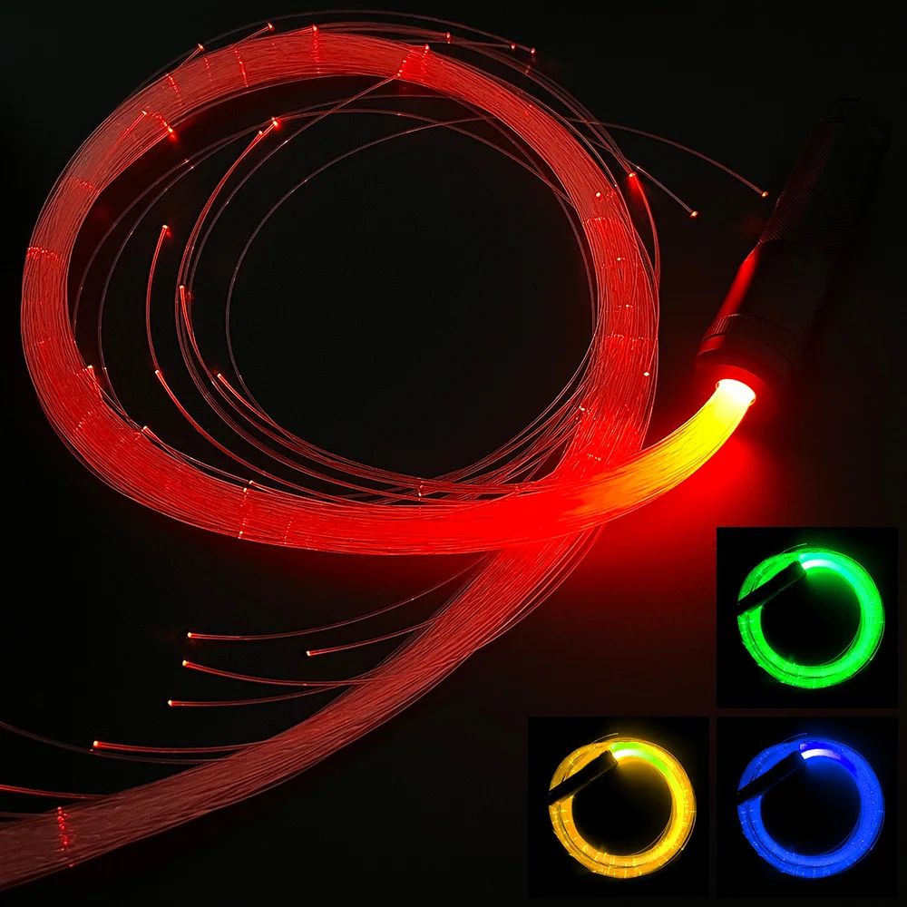 

Dancing Party Props Light Up Rave Toy 70 Inch 360° Swivel Colorful LED Fiber Optic Whip Super Bright For Bar Dance Festival
