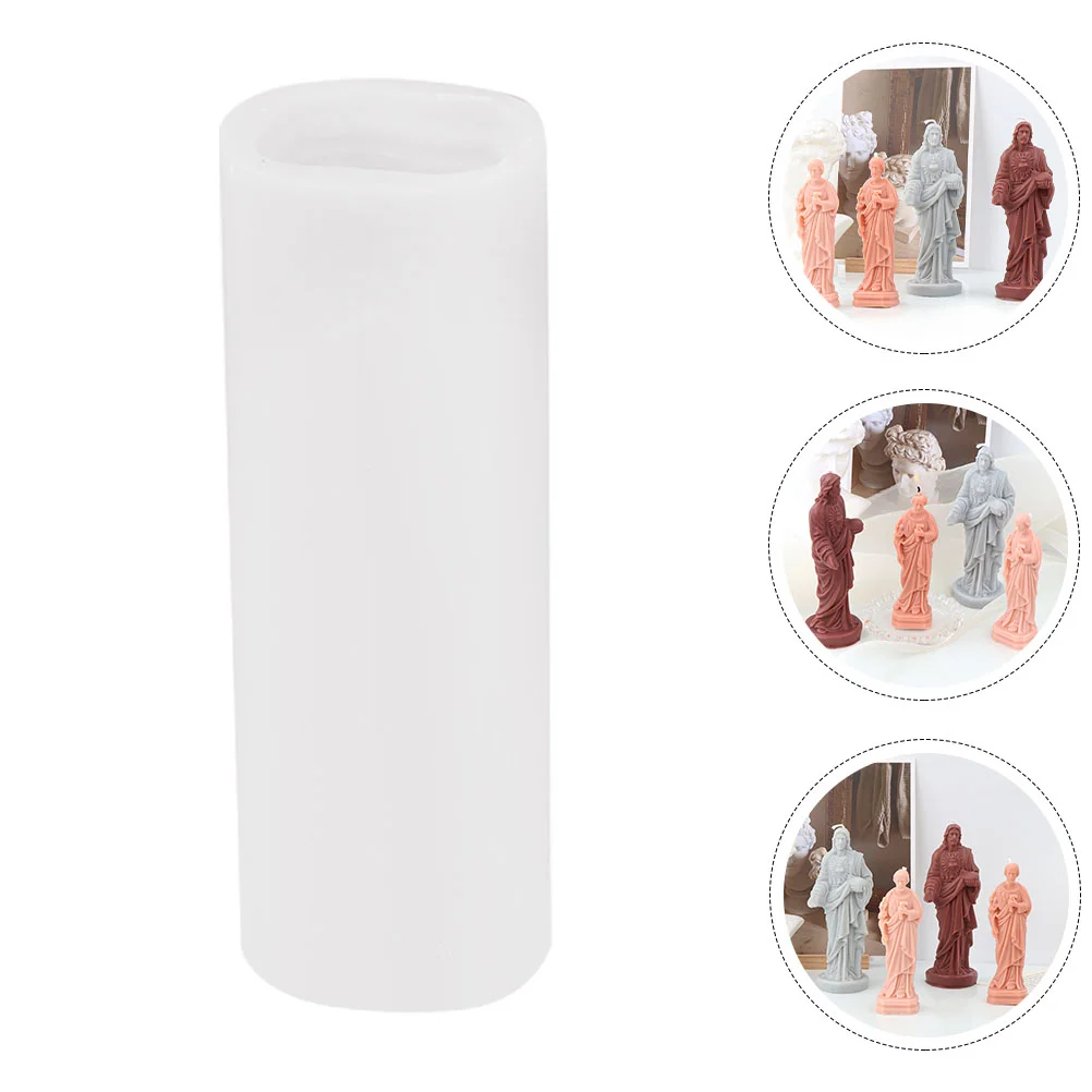 

Moldsjesus Silicone Body Mold Soap Makingfor Pots Unique Resin Shape Cylinder Castingpillarreligious Diy Shaped Craftsmanual