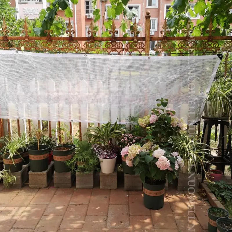 Сетчатый усиленный навес для беседки 0 33 мм ПЭ Брезентовая пленка покрытие