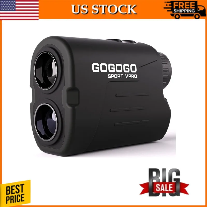 

Clear View 650/1200 Yards Laser Range Finder, Lightweight, Slope Golf/Hunting Rangefinder, 6X Magnification