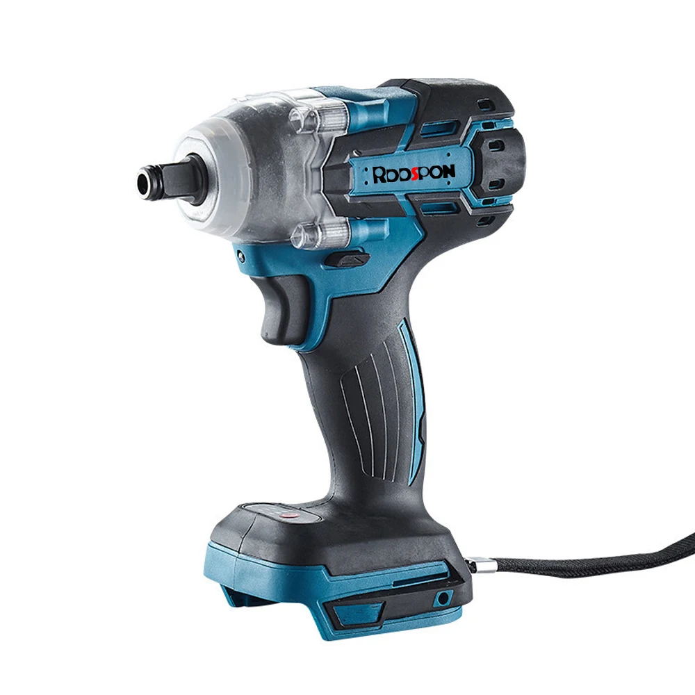 

Electric Brushless Impact Wrench Cordless Electric Screwdriver Rechargeable Drill Driver For 18V Makita Lithium Battery without